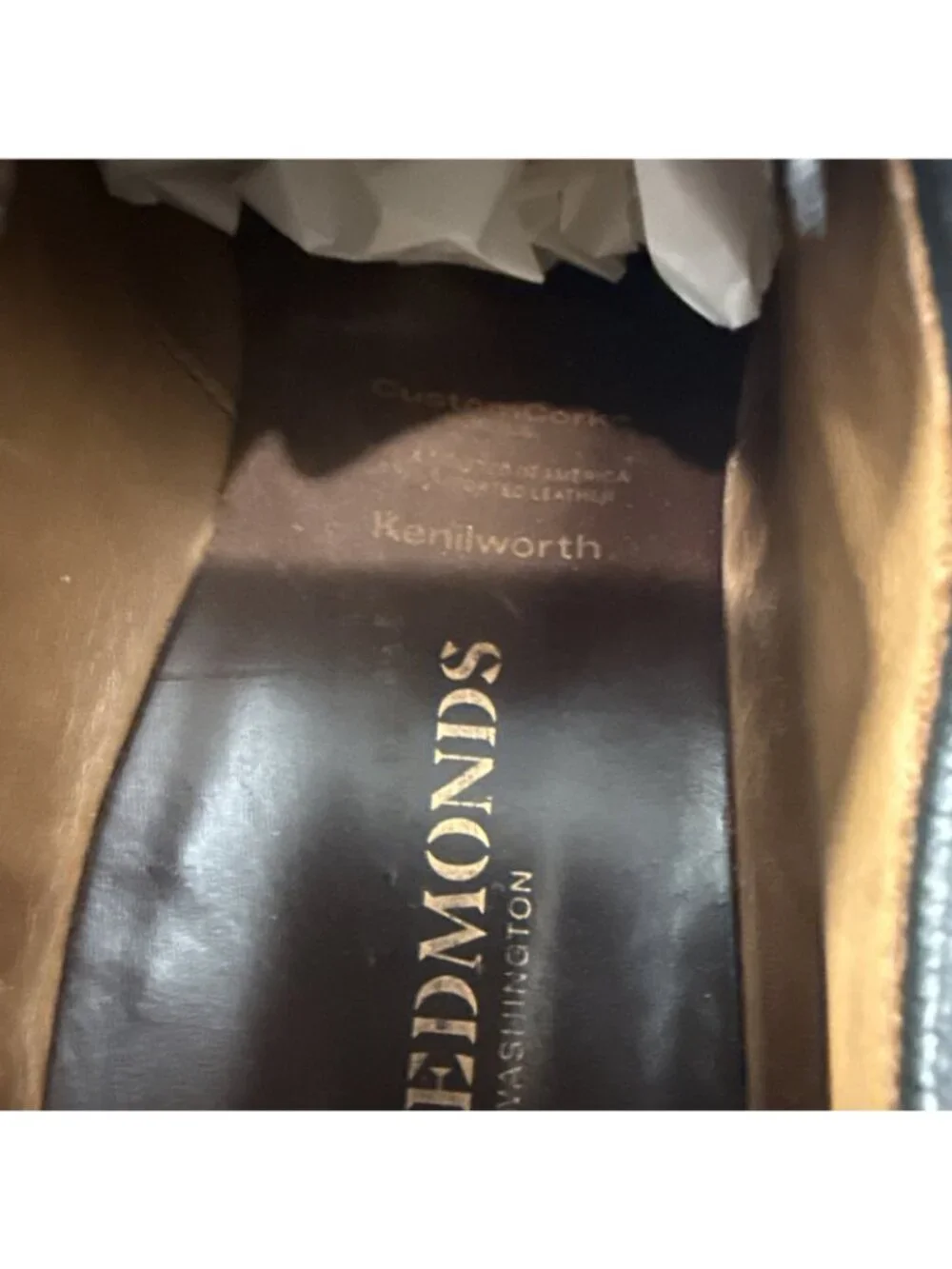 Allen Edmonds Kenilworth Leather Plain Split Toe Dress Shoes Size 13 E Made USA